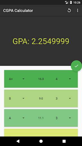 CGPA Calculator screenshot 3