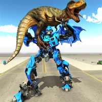 Transformando Dragon Robot VS Jurassic Dino World