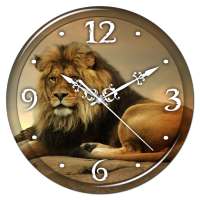Lions Clock Live Wallpaper