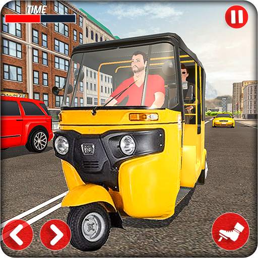 Real Rickshaw Driving Simulator-Tuk Tuk Games