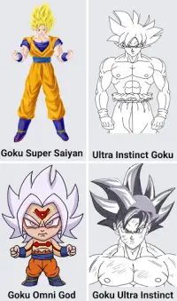 Download do APK de Como desenhar Goku Super Saiyan God para Android