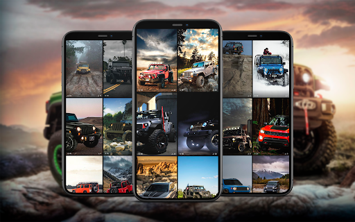 Premium Photo | A black truck 4x4 wallpaper background illustration images