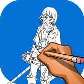 How to Draw Attack Titan on 9Apps