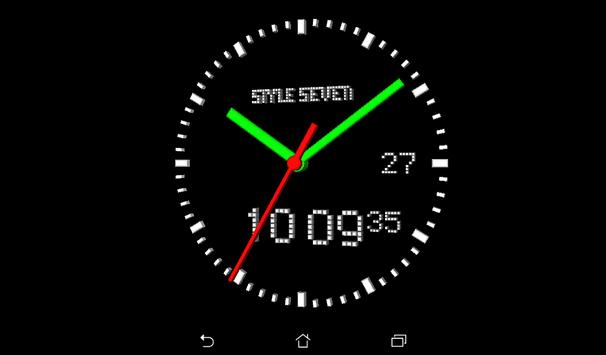 Analog clock live wallpaper for Android Analog clock free download for  tablet and phone