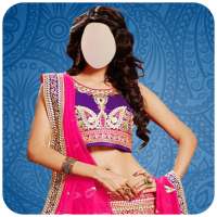 Indian Bridal Choli Suit Photo Frames