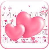 ROSE PINK LOVE HEART Live Wallpaper Theme
