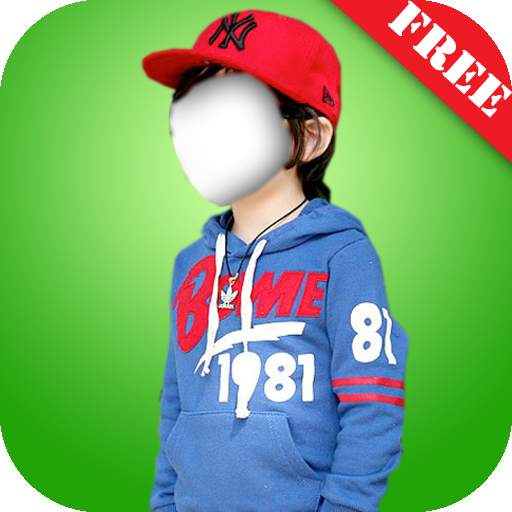 Kid Boy Fashion Photo Montage