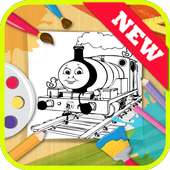 App Drawing Coloring Thomas Train Friends by Fans on 9Apps