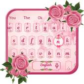 Pink Rose Love Keyboard on 9Apps