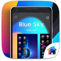 Blue Sky Theme For Computer Launcher