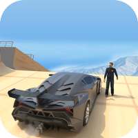 Harde stuntautospellen 3D