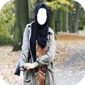 Hijab Girl Jeans Style Photo Frames on 9Apps