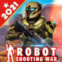 Robot Shooting War Games: Robots Battle Simulator