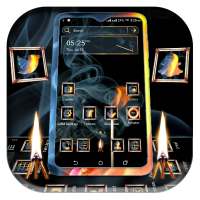 Smoky Matchstick Flame Launcher Theme