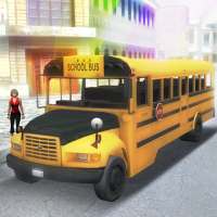 المدينة سائق حافلة المدرسة 3D