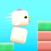 Square Bird - Flappy Chicken on 9Apps