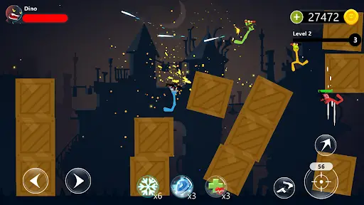 Stickman Fighter Infinity - Super Action Heroes - All Levels 1 - 9  (Android, iOS) 