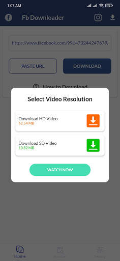 Video Downloader for Facebook 3 تصوير الشاشة
