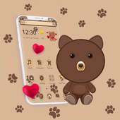 Cute Brown Bear Theme