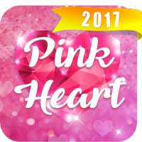 Pink Heart Font for FlipFont ,Cool Fonts Text Free