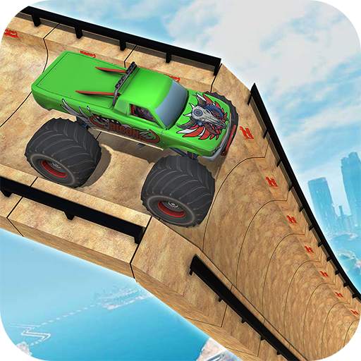 Offroad Monster Truck Stunts- Mega Ramp Car Games