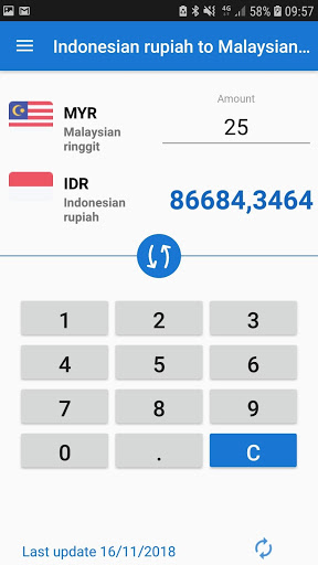 Téléchargement de lu0027application Rupiah Indonesia ke ringgit 