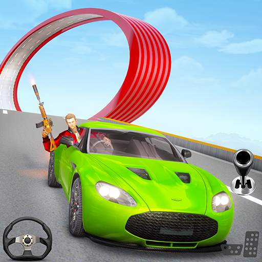 Gangster Car Stunt Games: Mega Ramp Car Simulator
