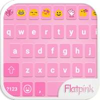 Classic Pink Emoji Keyboard on 9Apps