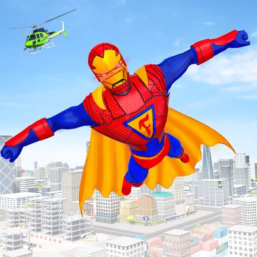 Flying Hero Superhero Games