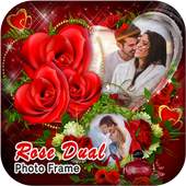 Rose Dual Photo Frame Editor