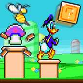 Super Donald Adventure world run Free Game pixel