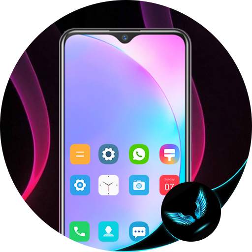 launcher Colorful theme for Vivo Y12 pro