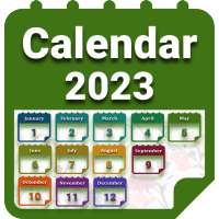 Calendar 2023 with Holidays on 9Apps