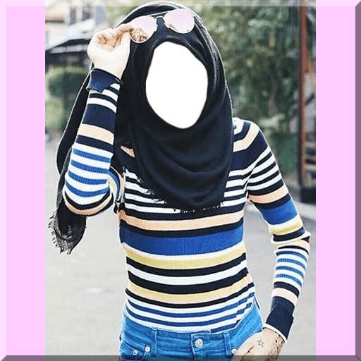 College Girls Hijab Photo Suit