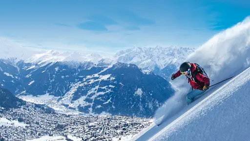 The Worlds Most Extreme Ski Resort - Verbier, Switzerland 
