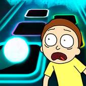 Rick And Morty Theme Song Tiles Neon Jump