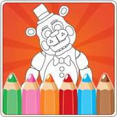 Coloring Book For Five Nights on 9Apps