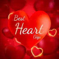 Neon Heart Tunnel Background❤️Red Heart Tunnel - Heart Background - tunel  de corazones 