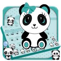 Kawaii Baby Panda Keyboard Theme