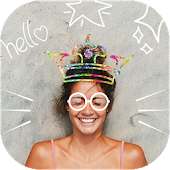 Doodle Crown Cute Editor on 9Apps