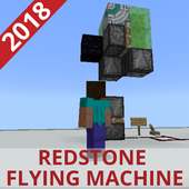 Simple Flying Machine - Redstone Creation for MCPE