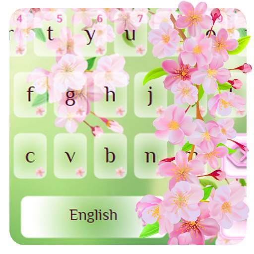 Cherry Blossom Typewriter