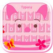 Piggy Pink Cute Cartoon Keyboard Theme on 9Apps