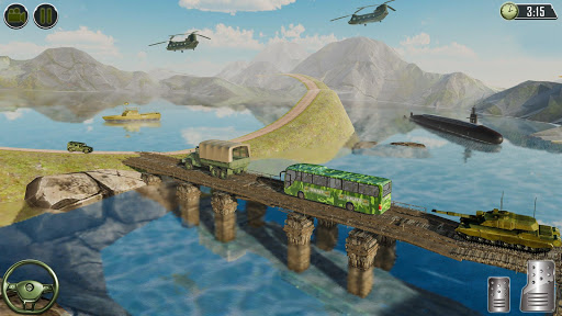 US Army Transporter Offroad Truck Simulator Games screenshot 7