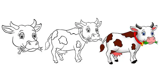 how to draw cow cartoon APK Download 2023 - Free - 9Apps