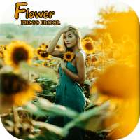 Flower Photo Frame : Cut Paste Editor on 9Apps
