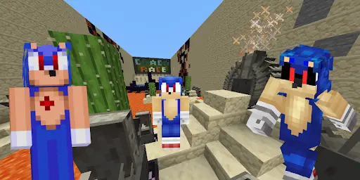 HakimiGamer on Game Jolt: Games  Sonic Minecraft World APK (Link in  article)