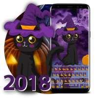 Halloween Black Cat Keyboard on 9Apps