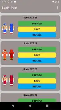 Sonic EXE Skin for Minecraft APK Download 2023 - Free - 9Apps