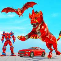 Lion Robot Car Game 2021 – Flying Bat Robot Games on 9Apps